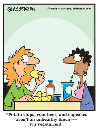 Potato chips, root beer, and cupcakes aren't an unhealthy lunch-- it's ...