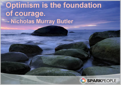 quotes about courage. Motivational Quote - Optimism