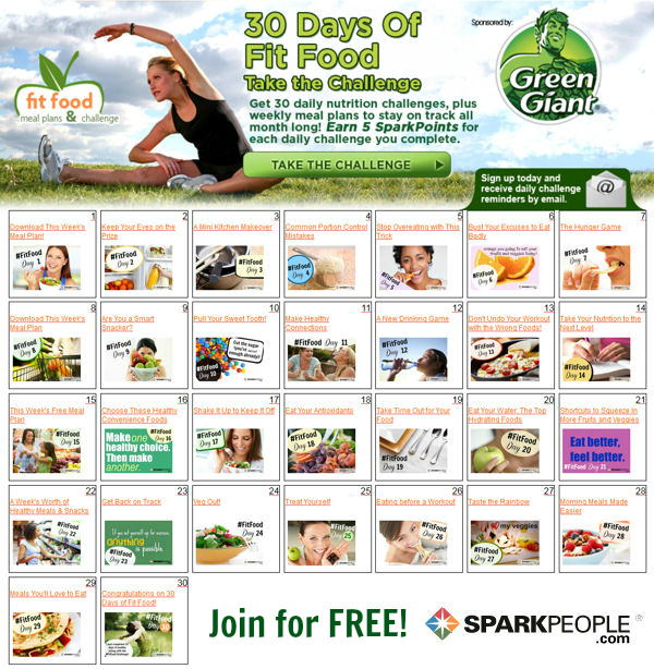 Free 30 Day Diet Meal Plan