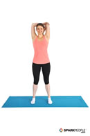 Standing Quad Stretch Exercise Demonstration