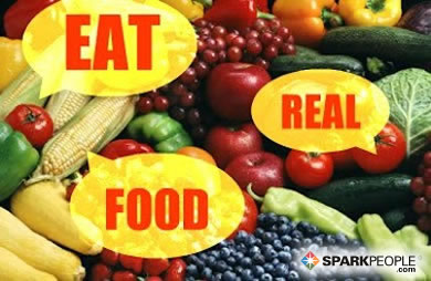 Motivational Quote - Eat real food