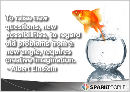 Motivational Quote - To raise new questions, new possibilities, to regard old problems from a new angle, requires creative imagination.
