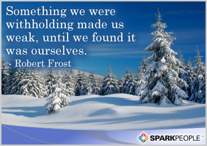 Motivational Quote - Something we were withholding made us weak, until we found it was ourselves.
