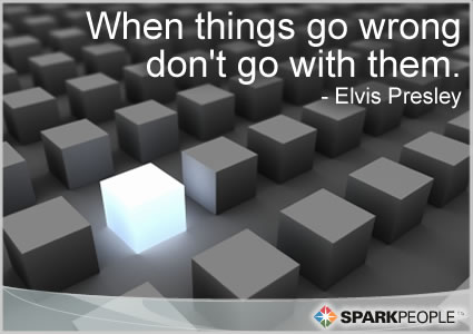 Motivational Quote - When things go wrong don’t go with them.