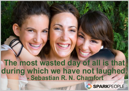 Motivational Quote - The most wasted day of all is that during which we have not laughed.