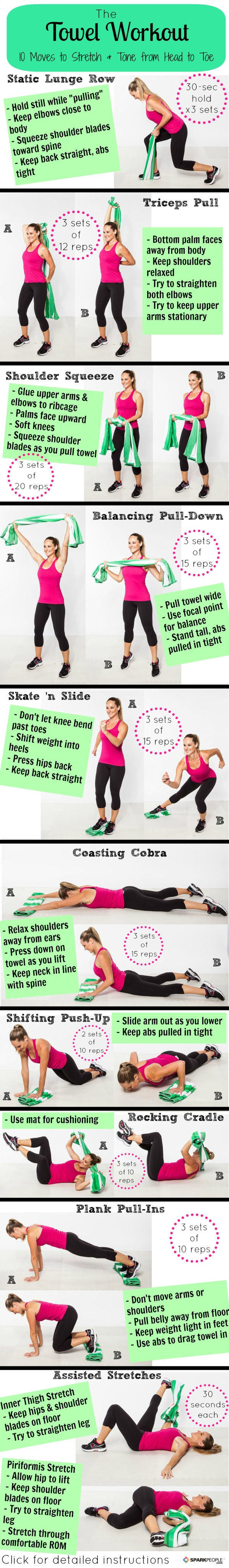 The Towel Workout Makes Toning Easy!