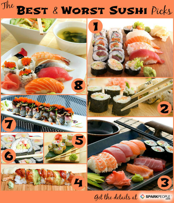 The Healthiest Sushi Rolls | SparkPeople The Healthiest Sushi Rolls | SparkPeople