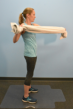 Towel exercises sales for upper body